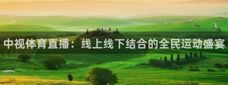 nba绿茵直播：中视体育直播：线上线下结合的全民运动盛宴